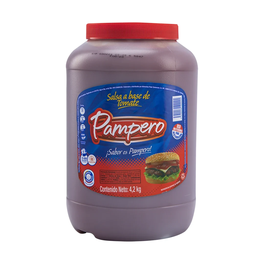 PAMPERO SALSA BASE TOMATE 4.2 KG x 4 Uds. CFH