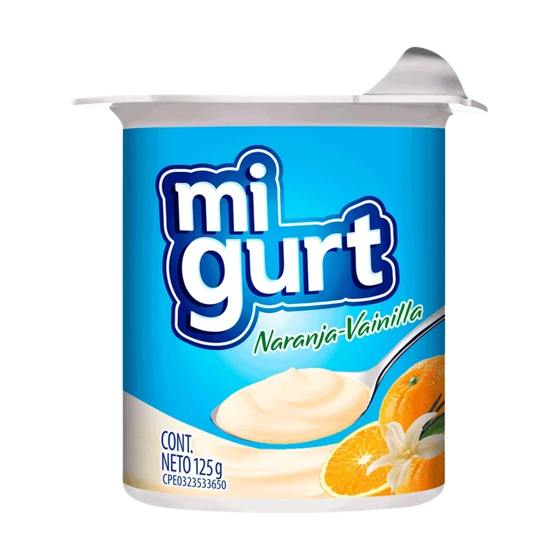 YOGURT FRUTA NARANJA-V 125 G x 24 Uds.