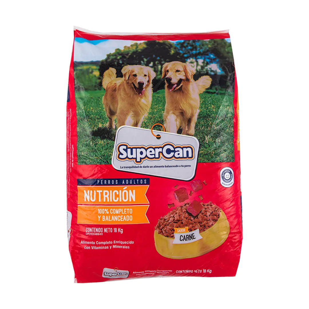 SUPER CAN CARNE HUESO 18 KG x 1 Uds.