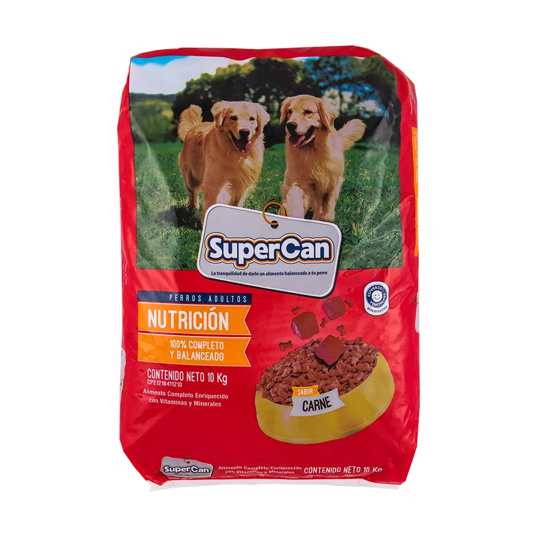 SUPER CAN CARNE HUESO 10 KG x 1 Uds.