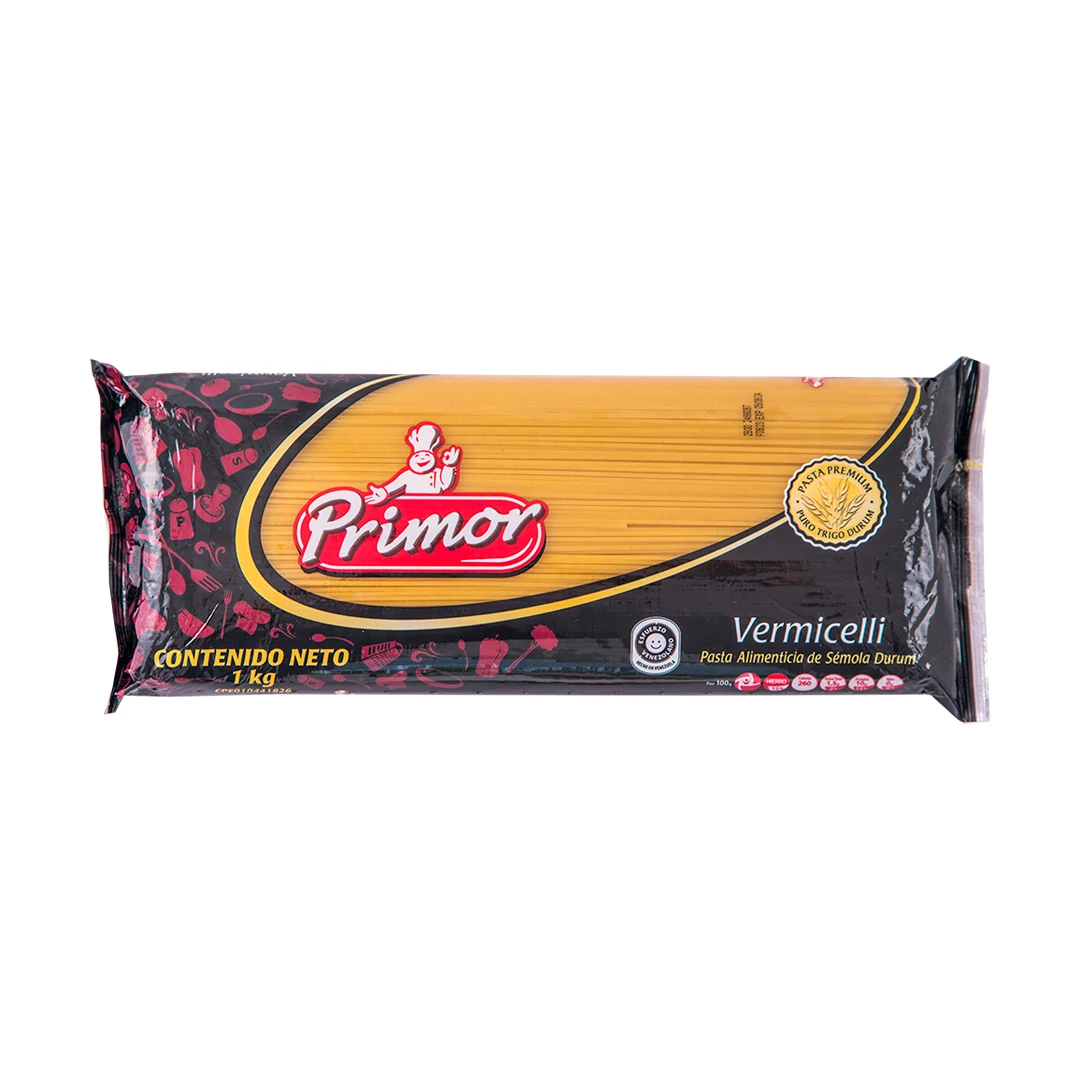 PASTA LARGA VERMICELLI 1 KG x 12 Uds (E)