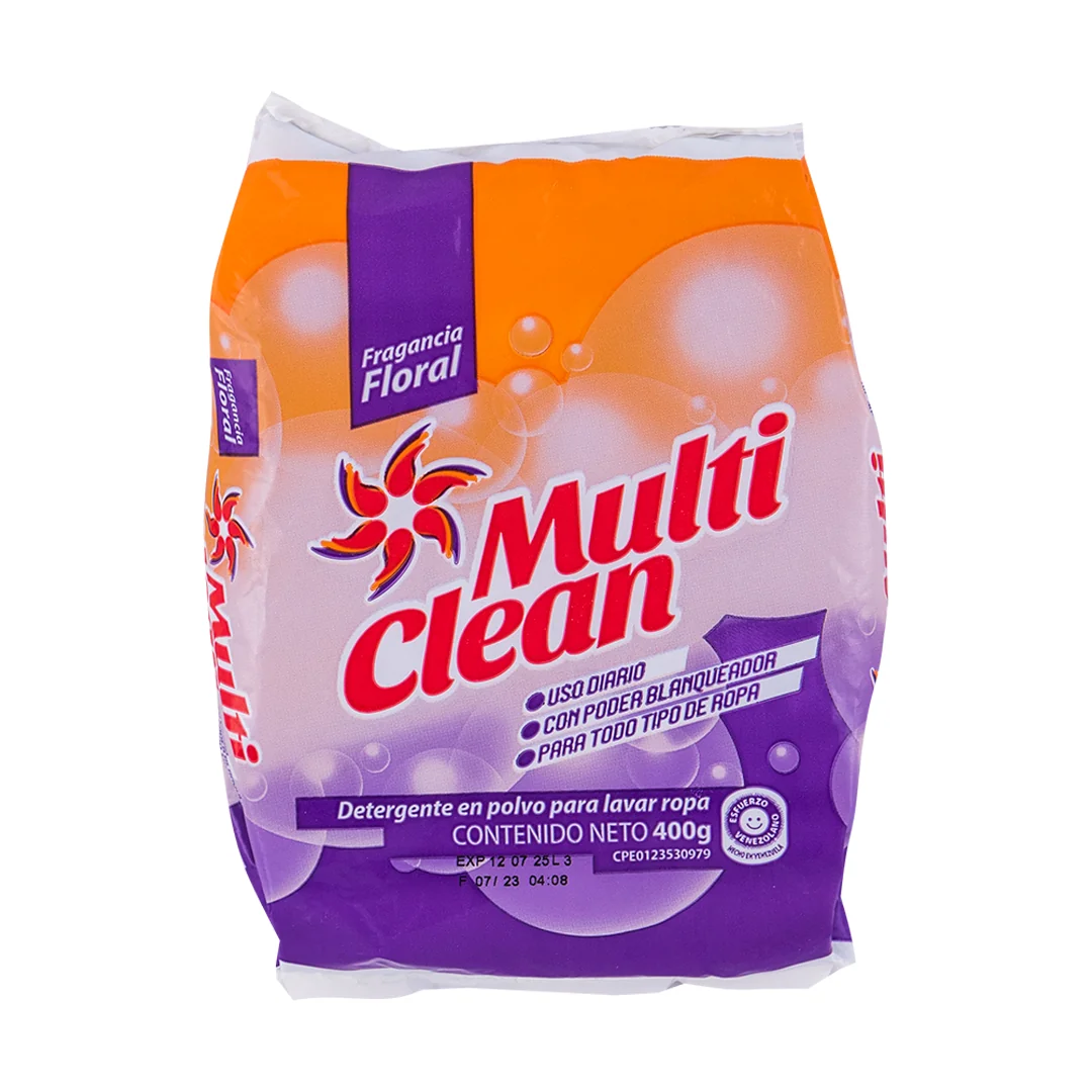 MULTI CLEAN DETER FRAG FLORAL 400 G x 30 Uds.