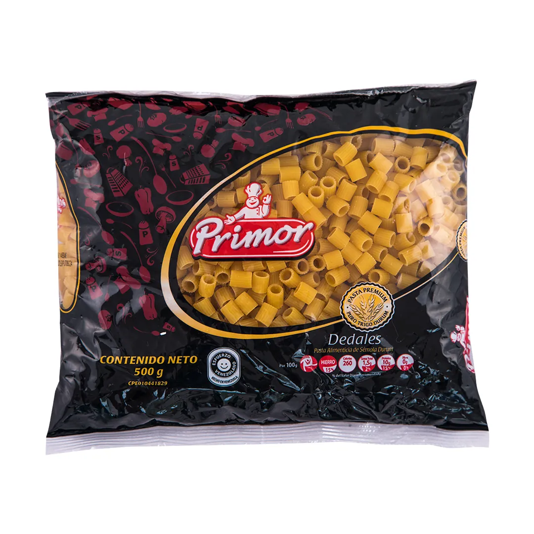 PASTA CORTA DEDALES 500 G x 12 Uds (E)