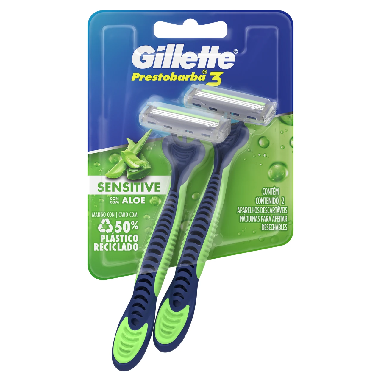 GILLETTE BLIST PB3X2 SENSECARE 23 G x 72 Uds.