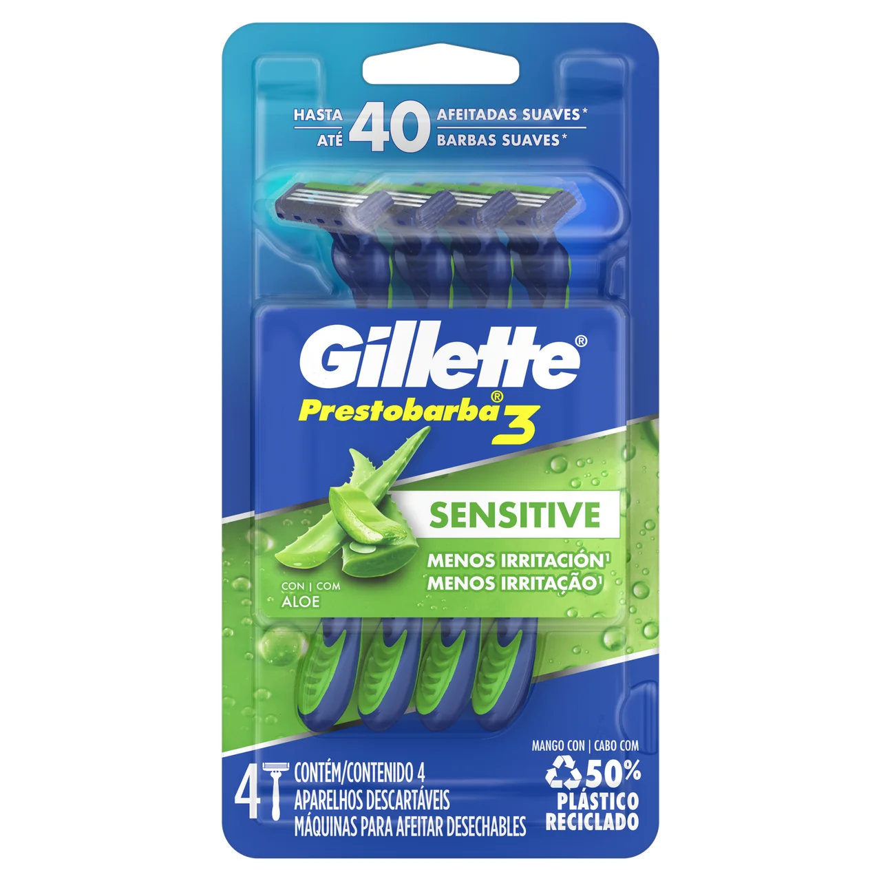GILLETTE BLIST PB3X4 SENSECARE 48 G x 36 Uds.