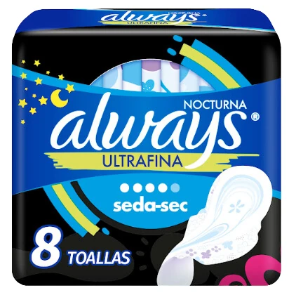 ALWAYS TOALLAS ULTRA SECA NOCHE 37 G x 24 Uds.