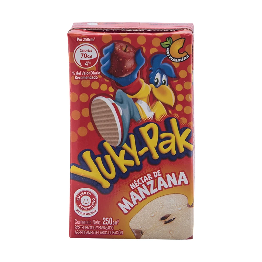 YUKYPAK MANZANA LD 250 ML x 24 ml