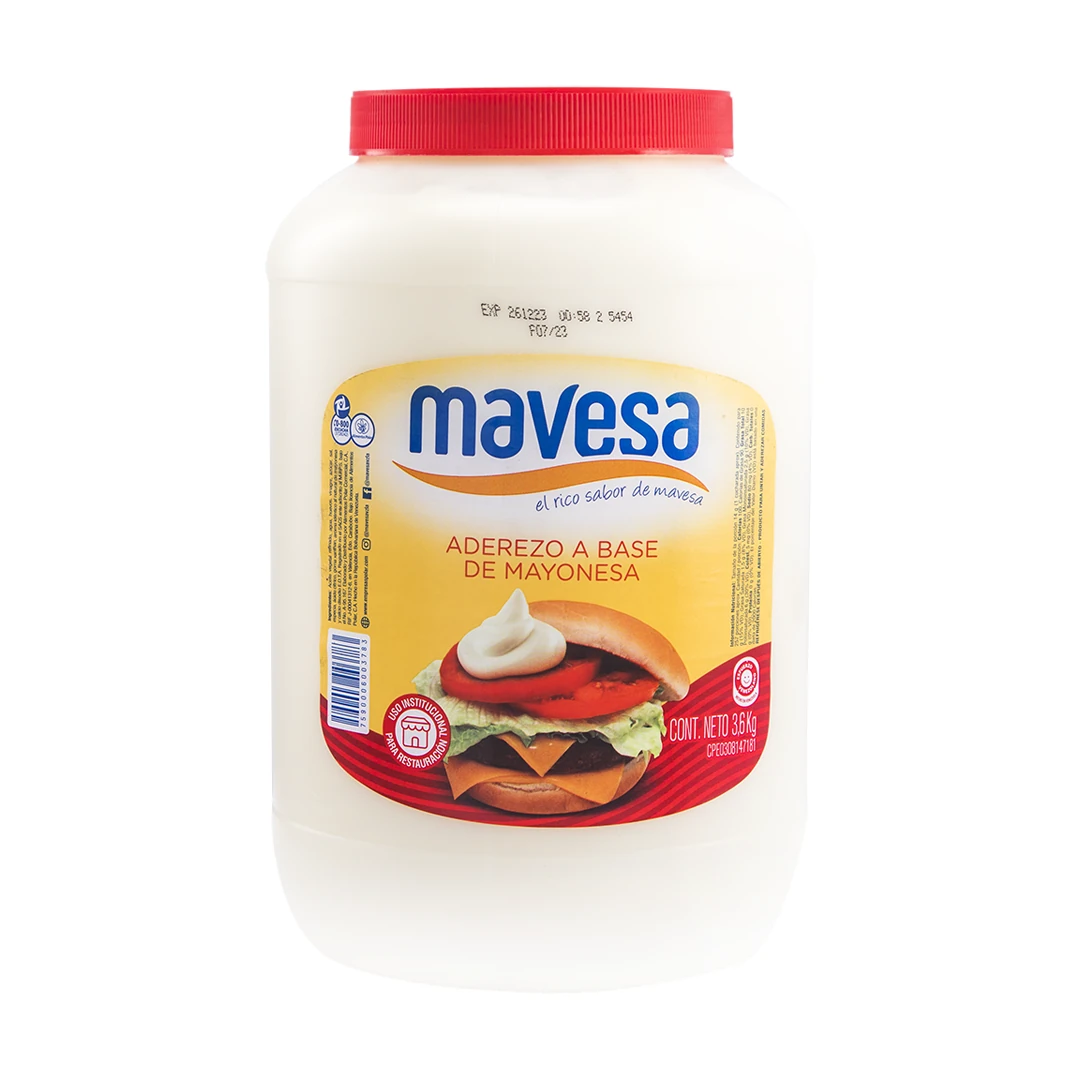 MAVESA ADEREZO MAYONESA 3,6 KG (E) x 4 Uds. CFH