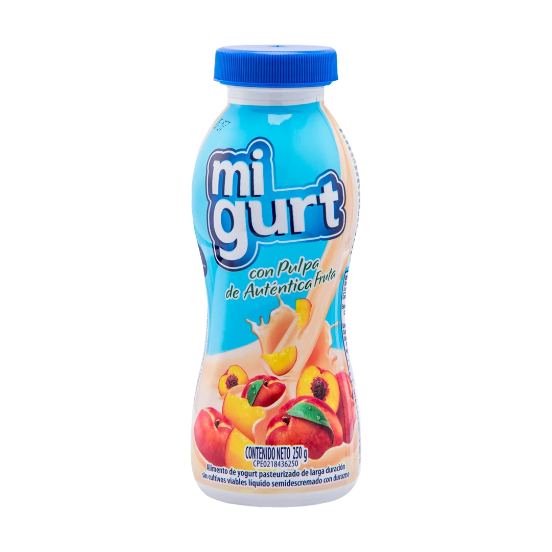 [Y005] YOGURT FRUTA DURAZNO 250 G x 24 Uds.