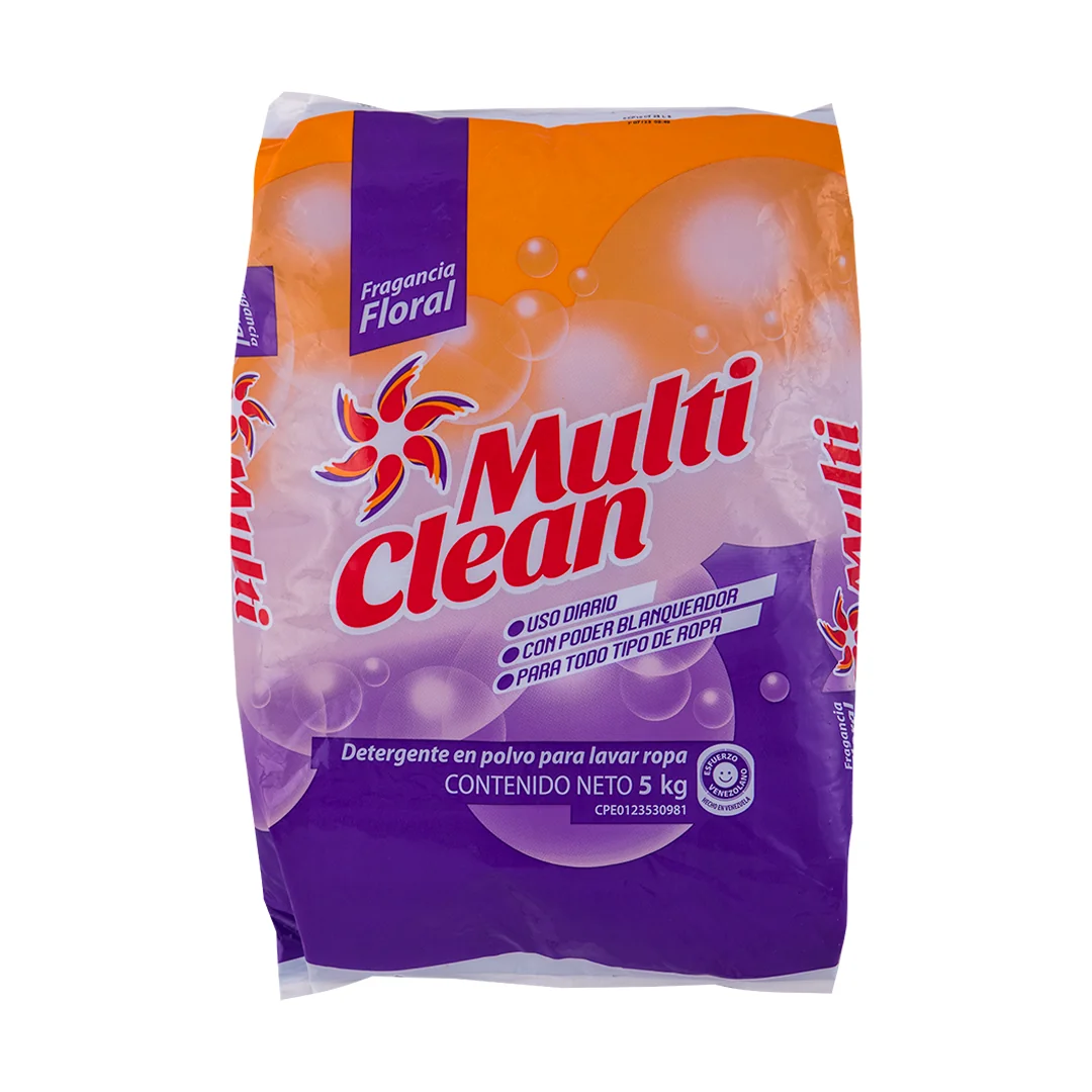 [L392] MULTI CLEAN DETER FRAG FLORAL 5 KG x 4 Uds.