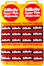 [80682872] GILLETTE RIST HOJILL SUPERTHIN 60G x 24 Uds.