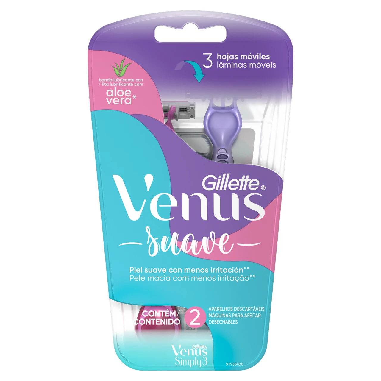 [80351964] VENUS BLISTER SIMPLYX2UN FEM 26 G x 12 Uds.