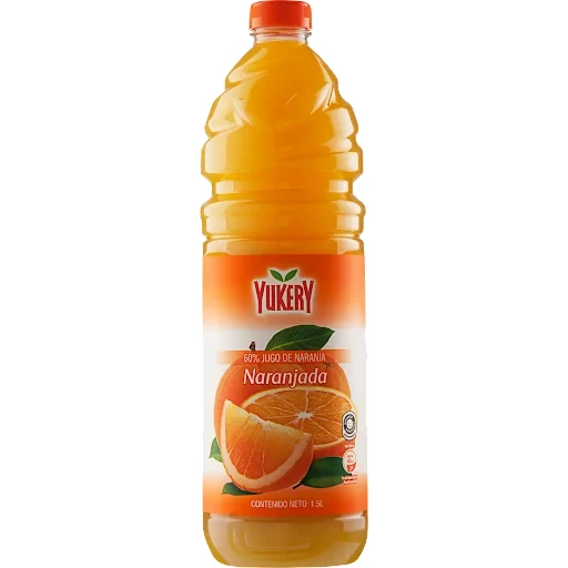[1018182] YUKERY NARANJA S/A PET 1.5 L x 6 Uds.