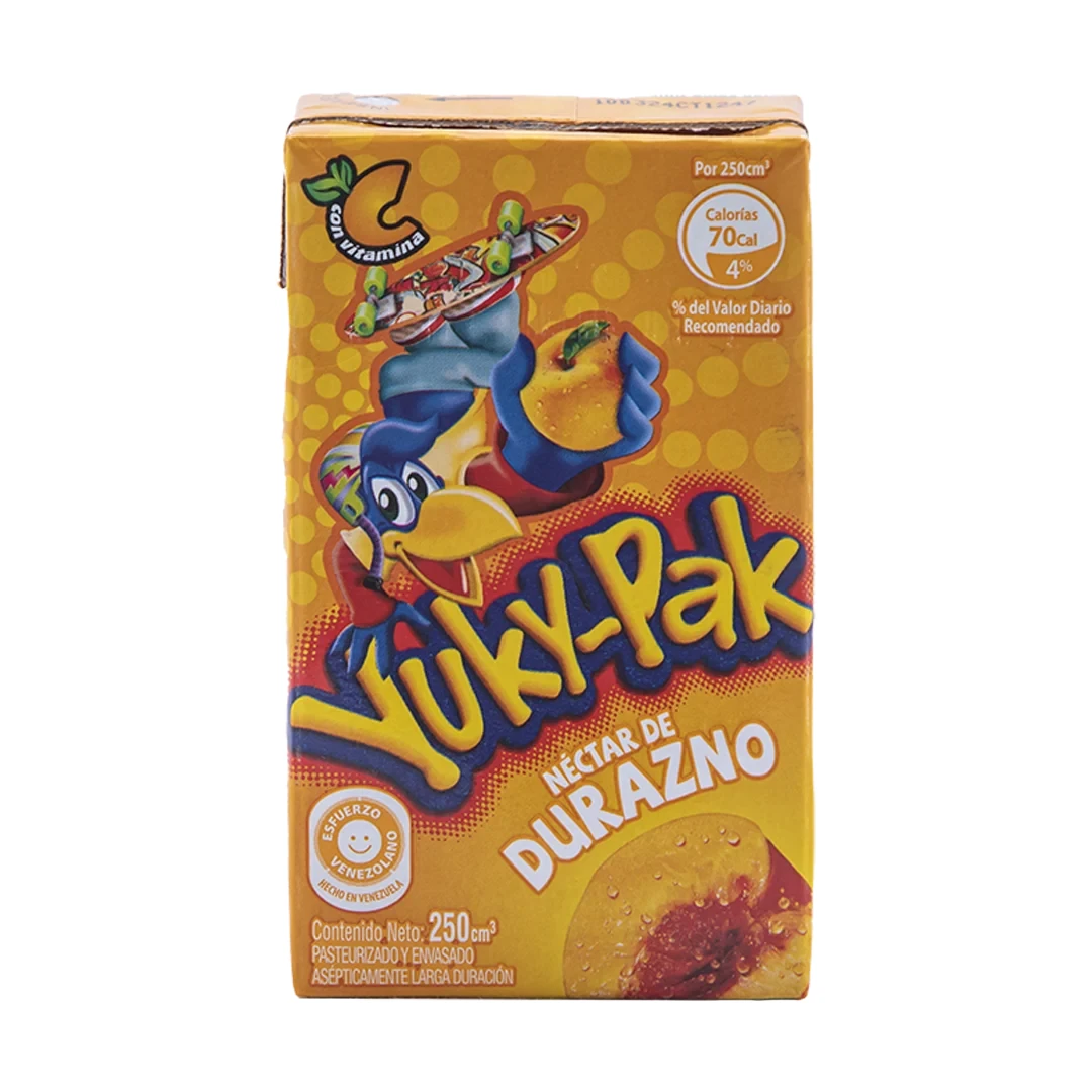 [1011284] YUKYPAK DURAZNO LD 250 ML x 24 ml