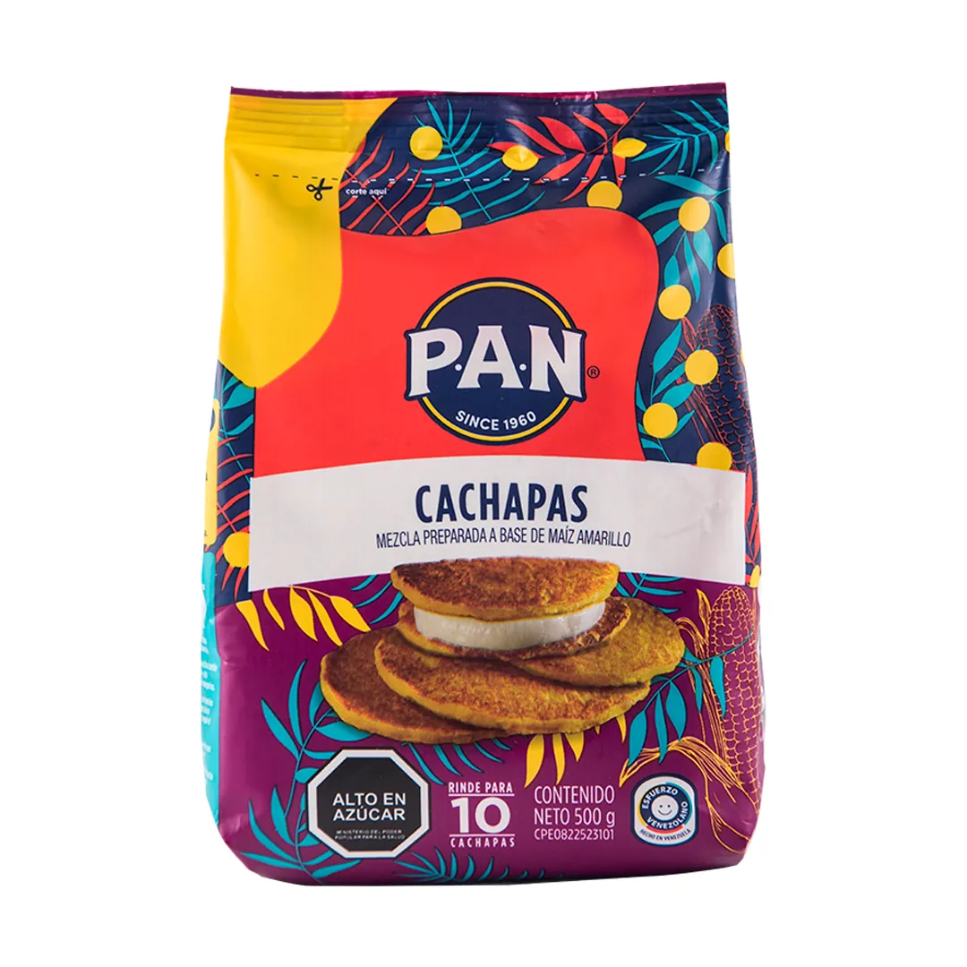 [H172] PAN MEZCLA PARA CACHAPAS 500 G x 12 Uds.