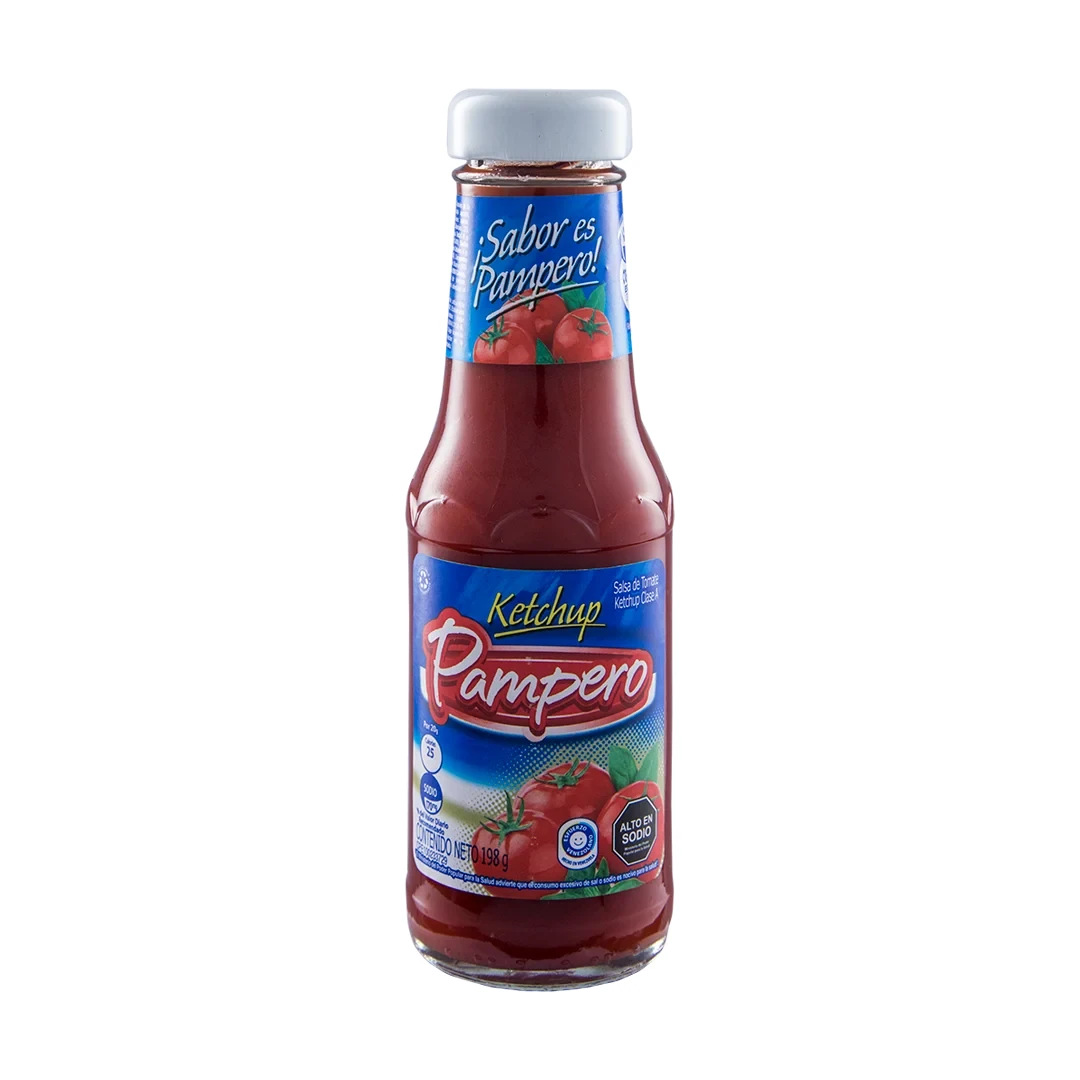 [T060] PAMPERO KETCHUP 198 G x 24 Uds.